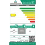 فريزر افقي يوجين 8.7 قدم - أبيض