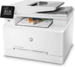 طابعة ليزر hp ألوان لاسلكية 4 وظائف - أبيض